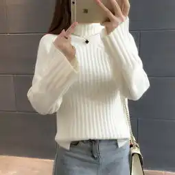 ins超火高领毛衣女套头加厚韩版宽松慵懒学生秋冬季2019新款