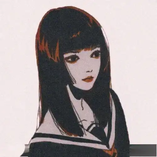 头像漫画女高冷黑白口罩