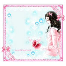 粉可爱少女专属闪图3