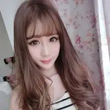 魔都cosplay假发女长卷发蓬松黑色空气刘海假发