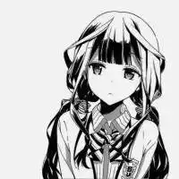黑白漫画头像超好看的女
