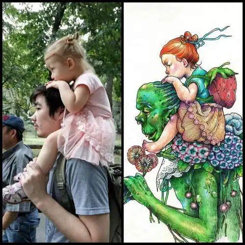 有个会画画的妈妈,整个朋友圈都在羡慕