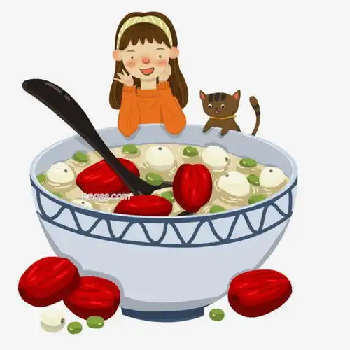 中国风简约腊八节日图片大小2000x2000px图片尺寸701.17kb来自png搜索网pngss.com免费免扣png素材下载八宝粥红色红枣简约卡通手绘腊八节美食美味女孩中国风