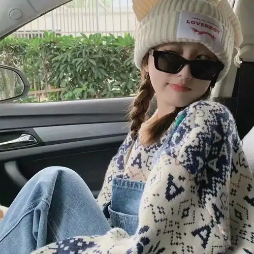 女生头像第97期墨镜女孩酷酷头像,墨镜一戴,狩猎,开始了