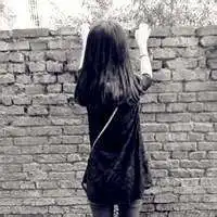 黑色头像女生伤感背影微信头像图片大全