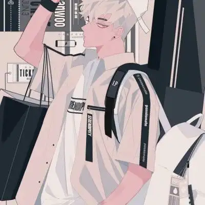 黑白病娇男头像鱼玄机