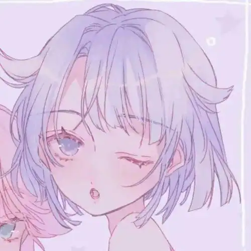 高冷的女生头像卡通版闺