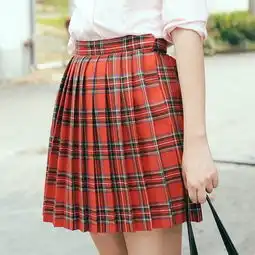 jk头像女生真实百褶裙