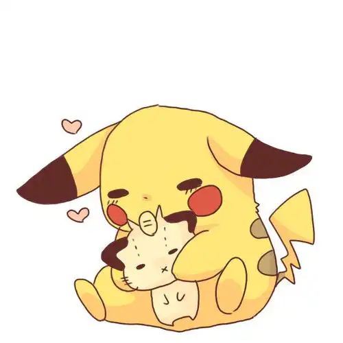 谁有手画皮卡丘头像,像这样的