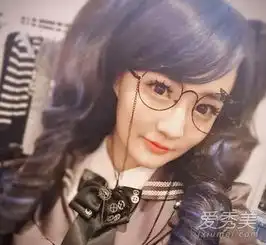 闪光少女徐璐发型二次元齐刘海短发萌萌哒爱秀美