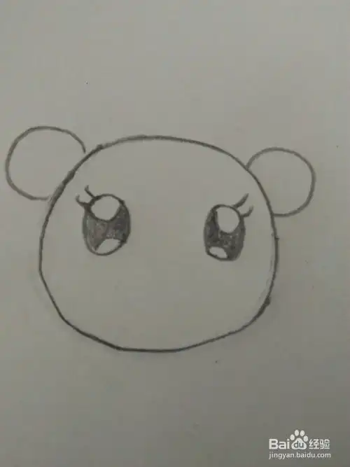 儿童简笔画小熊美女怎么画