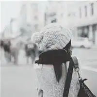 美女qq图片头像滑雪