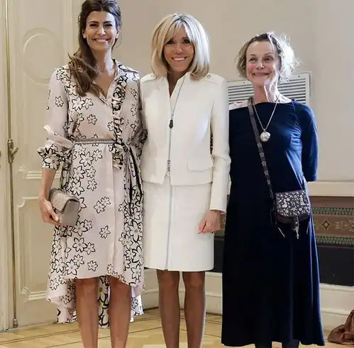 2018第一夫人同框,布丽吉特六赢梅拉尼娅,阿根廷第一夫人更惊艳