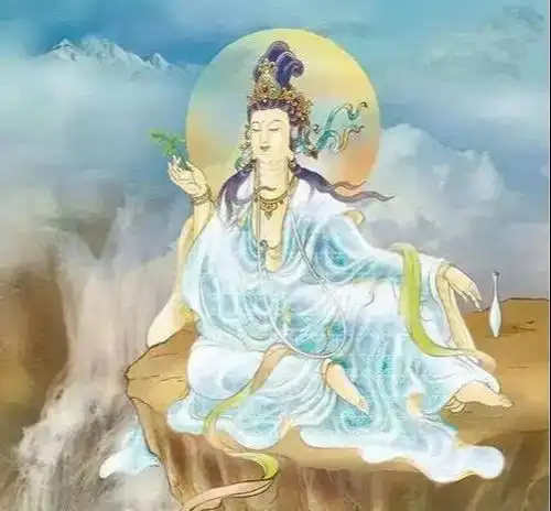 女佛头像观音菩萨
