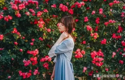 人在花从里怎么拍照今日头条