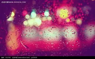 透过朦胧的玻璃看窗外的霓虹灯图片免费下载编号3123765红动网