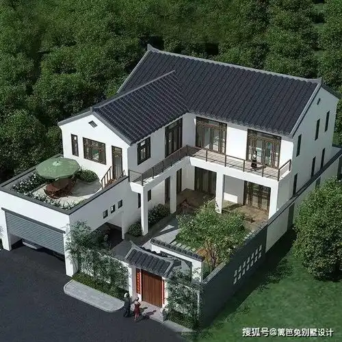 27款国外最受欢迎的自建房别墅外观效果图图片大全