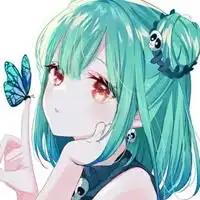 黑化少女恶魔头像花痴