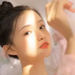 女头像图片小清新闺蜜粉
