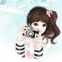 画中画头像女生带字女头