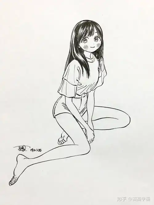 jk头像女生真实绘画