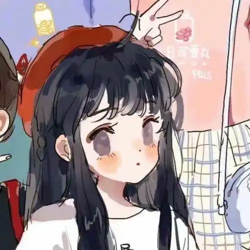好看女生双人闺蜜头像动漫龙族幻想