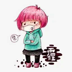 冬天戴着口罩防雾霾的女生拒绝雾霾图片素材其他格式下载动漫人物大全