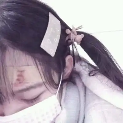 仙气森系女生头像侧面