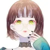高冷的女生头像卡通版欧