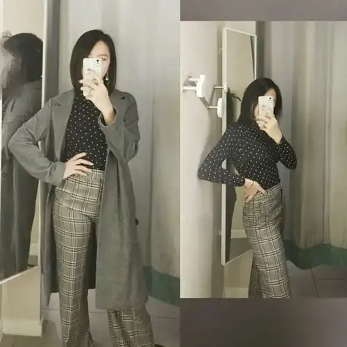 东莞非正常女孩日常穿搭西装