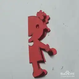 剪纸美女头像可爱的小女