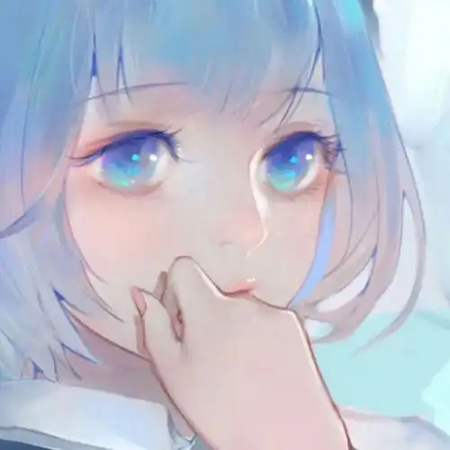 蓝色动漫卡通头像