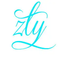 求帮忙制作一个白底黑字的字母头像zty各种字体谢谢了