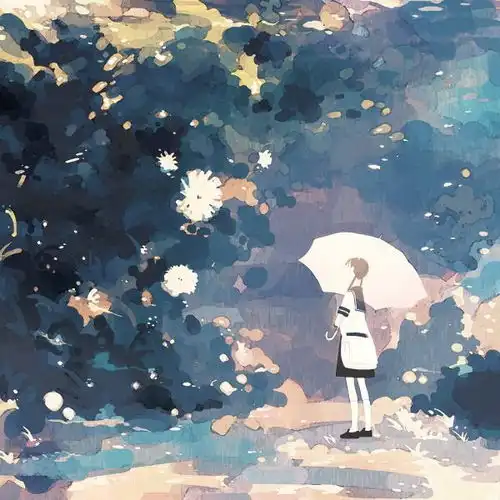 唯美梦幻动漫少女,不要很华丽,清新一些,不要动漫里面的人物