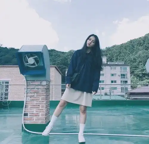 韩国清纯女生头像背影比