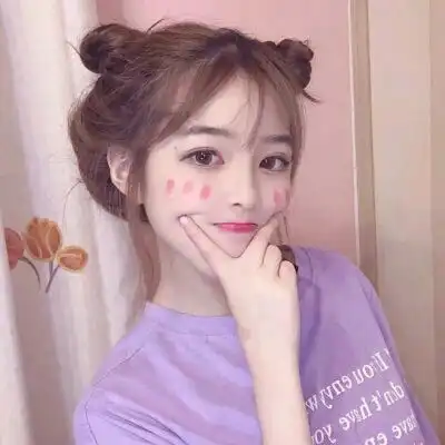 日系双丸子头两个丸子头发型