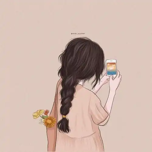 今日份人物插画头像作者chibitouchan