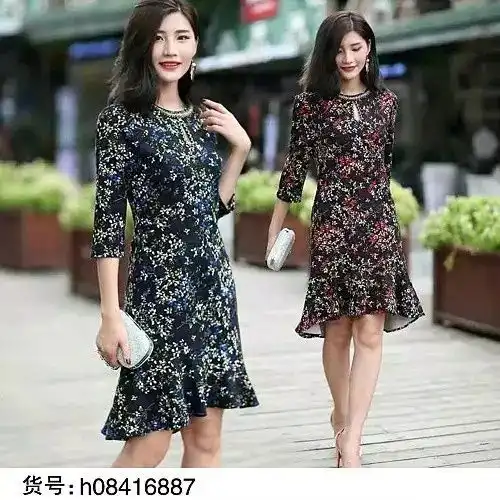 17秋季新款知性优雅连衣裙