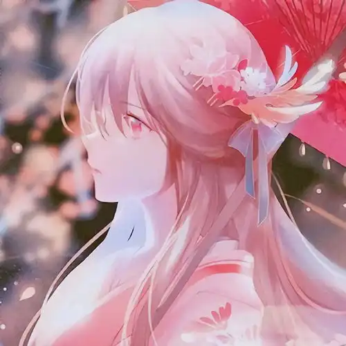 绝美二次元古风女生头像