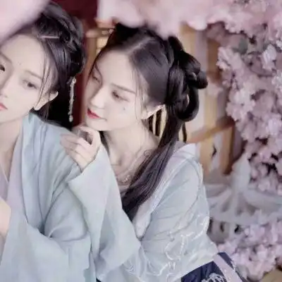 闺蜜头像古风一左一右2019最新最火闺蜜头像