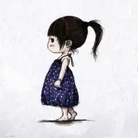 谁知道一个小女孩黑色的头发齐刘海扎着马尾的动漫头像她叫什么