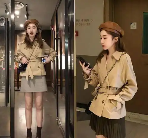风衣是女生们必备的搭配单品,如何穿出气质与高级感我来教你