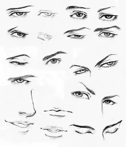 不会画头像这100张高清素材赶紧收藏