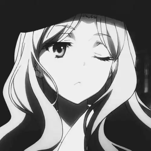 黑白动漫头像忙的时候也会想他,闲下来却只想他