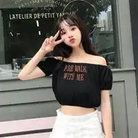 一字肩女生头像霸气微信头像图片大全