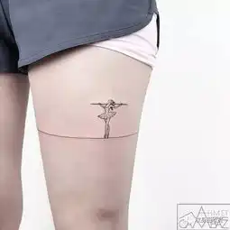 人物纹身女孩纹身图案
