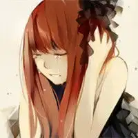 头像伤感女生哭泣图片二