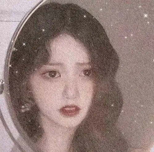 油画棒头像女生仙气老照