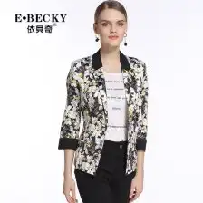 碎花小西装女外套