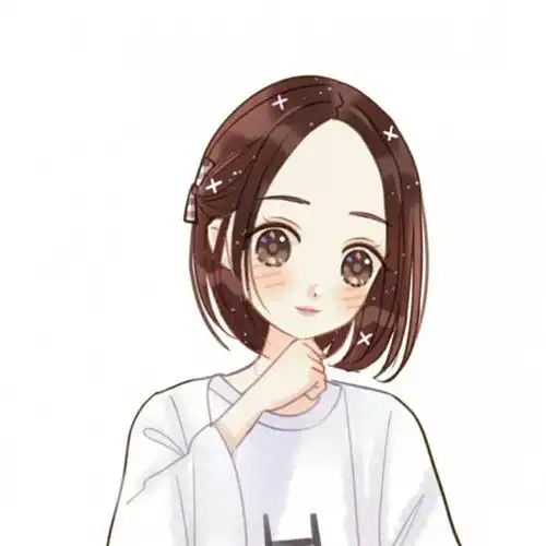 双人闺蜜头像女真人手绘